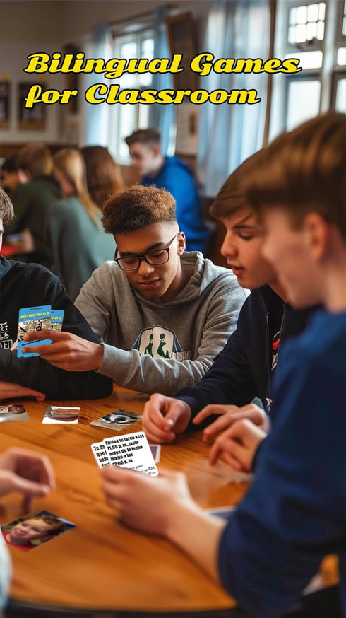 Spanish English Party Game Meme War Card Game Funny Board Games | Bilingual Family Edition...