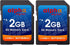 D50 D40 D40X D3300 Digital Camera Memory Card 2X 2GB Secure Digital (SD) Memory Card (1 Twin Pack)...