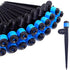50Pcs Drip Irrigation Emitters with Lock, Adjustable 360 Degree Water Flow Irrigation Drippers for 1/4" Drip Irrigation Tubing, Micro Spray Drip S...
