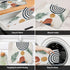 Kitchen Drying Mat for Counter Medieval Boho Tropical Leaf Absorbent Dish Mats Foldable Microfiber Drainer Pad Khaki Orange Mid Century Geometric ...