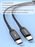 4FT 2 in 1 100W USB C to Dual USB C Fast Charging Cable,iPhone 15 USB C to Double Type c Cable for MacBook Pro/Air,iPad Pro/Air,iPhone 15 Plus/15 ...