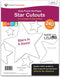 240 Pieces Star Cutouts, 2-Sided US Made Card Stock Punch Out White Stars for Bulletin Boards, Classroom Decor, Back to School DIY Craft Projects,...