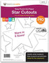 240 Pieces Star Cutouts, 2-Sided US Made Card Stock Punch Out White Stars for Bulletin Boards, Classroom Decor, Back to School DIY Craft Projects,...