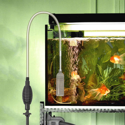 Fish Tank Cleaning Essentials: 8.5ft Aquarium Vacuum, Gravel Vacuum, and Siphon Pump for a Spotless Aquarium...