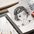 jooact Spiral Bound Hardcover Sketchbook 160GSM Thick Paper 120 Pages(60 Sheets) Sketchpad Artistic Drawing Painting Writing Paper for Kids Adults...