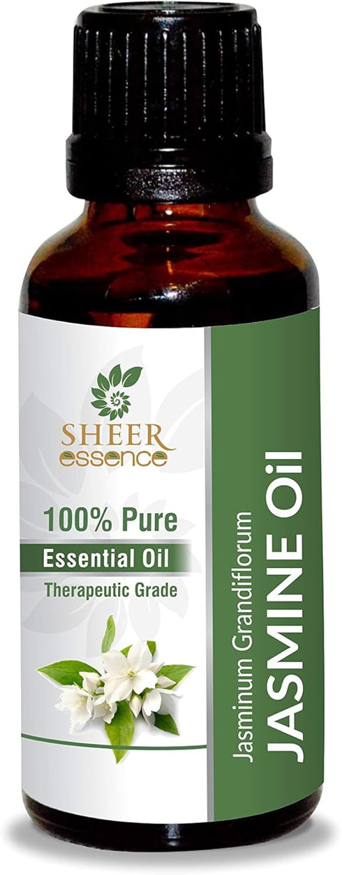 Jasmine Oil 15 ML (0.51 Fl.OZ) | 100% Pure Natural Undiluted Uncut Therapeutic Grade Jasminum Grandiflorum Essential Oil...
