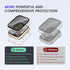Goton 2 in 1 Privacy Waterproof Apple Watch Case for Series 9 8 7 Screen Protector 45mm, Front Anti Spy Tempered Glass Face Cover + Back Bumper fo...