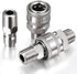 2 Sets NPT 3/8 Inch Stainless Steel Male and Female Quick Connector Kit Pressure Washer Adapters (External Thread)...
