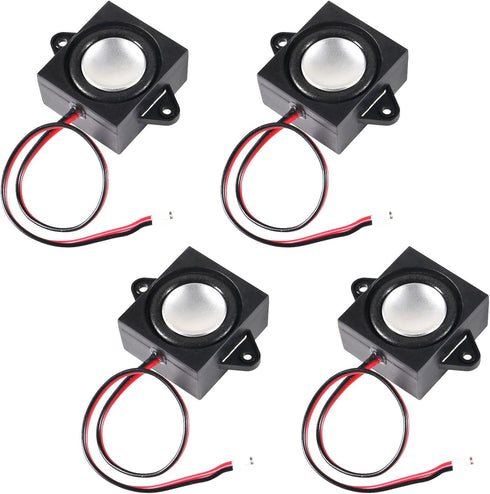 4pcs Speaker 3 Watt 8 Ohm Mini Speaker 8ohm 3w Loundspeaker Micro Speaker for Arduino with JST-PH2.0 Interface for Small Electronic Projects 3.3V ...