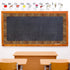 Whaline 82Ft Wood Grain Bulletin Board Borders Brown Wood Texture Adhesive Trim Border for School Classroom Office Party Decoration...