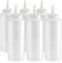 New Star Restaurant Quality Plastic Squeeze Bottle, 12-Ounce, Set of 6, Clear...