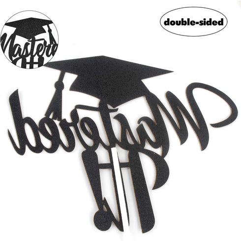 Mastered It Cake Topper 2021 High School Graduation Cake Decor College Graduation Party Decorations Supplies...