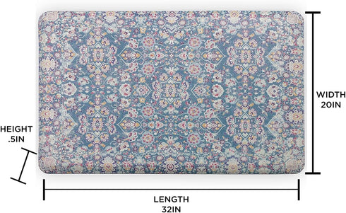 FloorPops Blue Kilim Anti-Fatigue Comfort Mat, FPA3732...