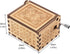 You are My Sunshine Wood Music Boxes,Laser Engraved Vintage Wooden Sunshine Musical Box Gifts for Girlfriend,Boyfriend,Family Friends,On Birthday,...