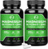 (2 Pack) Magnesium Glycinate Capsules, Magnesium Supplement 400mg with Zinc,Vitamin D3 & B6 - Highly Bioavailable and Absorption - Bone,Heart,Join...