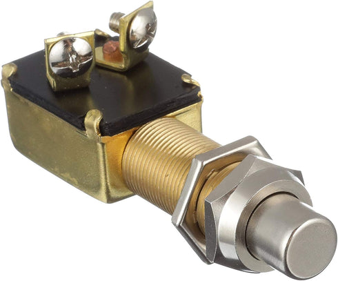 Seachoice 2-Position Push Button Starter/Horn Switch,Silver...