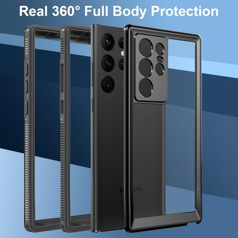 Samsung Galaxy S22 Ultra Waterproof Case with Built-in Screen Protector - Rugged Full Body Underwater Dustproof Shockproof Drop Proof Protective C...