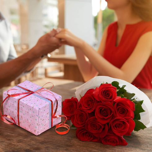 7 Pack Curling Ribbon, Crimped Curling Ribbon Metallic Balloon Ribbon Gift Wrap Ribbon Balloon String Shiny Wrapping Ribbon for Crafts, Christmas,...