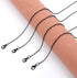 Lemonkey 33 Feet Metal Black Necklace Chains Cable O-Shaped Links Chains Bulk for Jewelry Making DIY Craft Kit with Lobster Clasps Jump Rings...