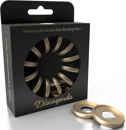 Discagenda Discbound Discs (Gold, 12 Piece 1.3in)...