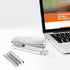 Acrylic Stapler,Clear and Silver-Tone Hardware, Beautiful Desk Accessory for Office Home or School,Takes Standard 24/6 or 26/6 Staples...
