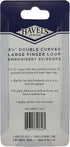 Havel's Double Curved Embroidery Scissors 3.5-Inch Large Finger Loop, Acrylic, Multicoloured...
