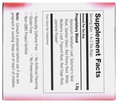 Bravo Tea Blood Pressure Caffeine Free 20 Tea Bags...