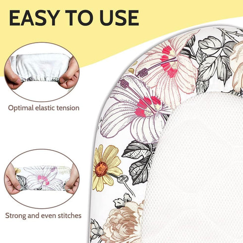 Bassinet Sheet, Jersey Cotton for Baby Boy/Girl, Fitted Sheets Flexible for Most Bassinet Mattress...