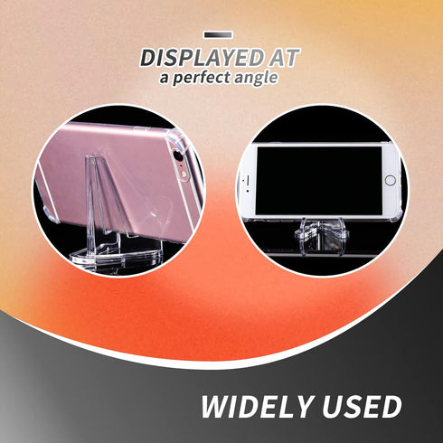 10Pcs Acrylic Card Stands for Sports Cards Mini Easel Holder Baseball Sports Trading Graded Card Stand for Displaying Pocket Graded Card Coin Disp...