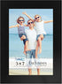 Icona Bay - 5x7 Black Picture Frame - Sturdy Wood Composite Photo Frame - Sleek Design, Table Top or Wall Mount - Exclusives Collection...