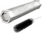 Pellet Smoker Tube, 12'' Smoker Tube with Brush, Premium Stainless Steel BBQ Wood Pellet Tube Smoker, 5 Hours of Billowing Smoke Tube Smoker for A...