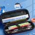 3D Astronaut Pencil Case for Kids Boys, Waterproof Pencil Box with Compartments Pen Pouch (Dark Blue)......