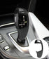 Carbon Fiber Car Gear Shift Knob Cover,Car Sticker Decals Gear Shift Knob Cover,Carbon Fiber Pattern for F20 F30 F31 F34 X5 F15 X6 F16 X3 F25 X4 F...
