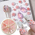 Colorful Rose Flower 3D Nail Rhinestone Jewelry Mixed Pearl Beads Nail Arts Charms Party DIY Craft Supplies...