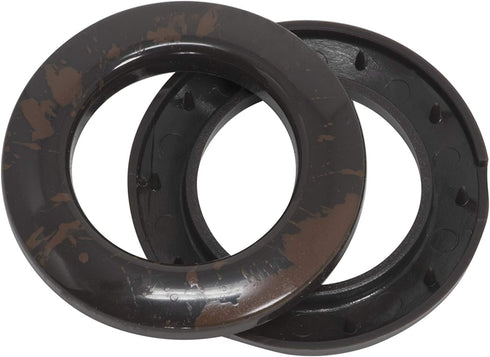 Dritz Home 1" Plastic Curtain Grommets, 8 Sets, Rustic Brown...