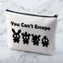 Horror Movie Lover Gift You Can't Escape Cosmetic Bag Movie Inspired Makeup Bag Freddy Friend Gift...