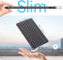 Emetok Portable Bluetooth Keyboard with Larger Keycaps, Upgraded Rechargeable BLE Keyboard for iPad 10.2 inch, Speedier Response/Comfortable Typin...
