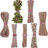 7 Rolls Jute Ribbons Burlap Ribbon Natural Jute Rope Decorative Twisted String for Gift Wrapping Crafts Party Home Decoration (23.9 Yards)...