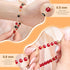TsMADDTs Bracelet Making Kit, Friendship Bracelet Kit with Clay Beads, Glass Beads, Letter Beads with Golden Pendant and Elastic Strings for DIY C...
