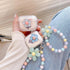 Compatible with Airpods Case with Cleaning Kit, Cute Clear Flower Airpods Protective Skin Airpod Case Cover Airpod 2 Case for Girl Women Compatibl...