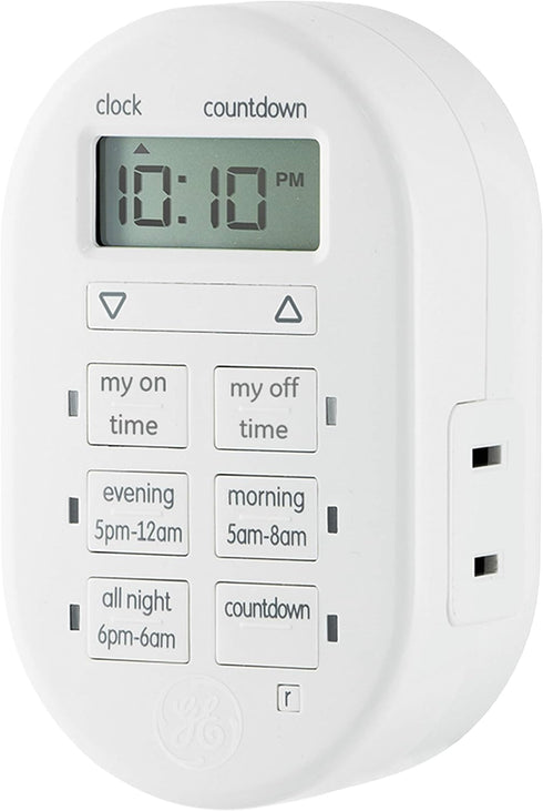 myTouchSmart Indoor Digital Timer, 1-Outlet Polarized (2-Prong) Plug-In, 26892......