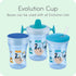 NUK Evolution Soft Spout Learner Cup (Blue Monkey, 2 Pack)...