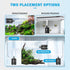AQQA 160-800GPH Aquarium Submersible Water Pump Fish Tank Small Water Pump Adjustable Waterflow with 2 Nozzles for Fish Tank Water Circulation Poo...