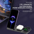 Wireless Charger, Suitable for iPhone 12/13/14/Pro/Pro Max Three in one Charging Station, Wired Charger, and Wireless Charging Watch...