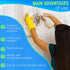 50Pcs Melamine Sponges for Cleaning - 10x6x2cm Magic Eraser Sponge Dish Sponges Kitchen Cleaning Supplies Baseboard Cleaning Tool White - Bathroom...