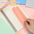 EOOUT Lined Sticky Notes, 4x6 Inches, 8 Pack, 40 Sheets/Pad, Pastel Ruled Self-Stick Pads, Morandi Color, Super Sticking Power Memo Pads, Strong A...