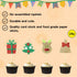 ALISSAR 28-pack Christmas Cupcake Toppers, Glitter Holiday Cake toppers Home Party Decor Christmas Party Supplies Favors...