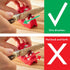 50883 - Edge Grip 2-Stage Knife Sharpener - Red - Coarse & Fine Sharpeners - Compact - Stable Non-Slip Base - Soft Grip Rubber Handle - Straight &...