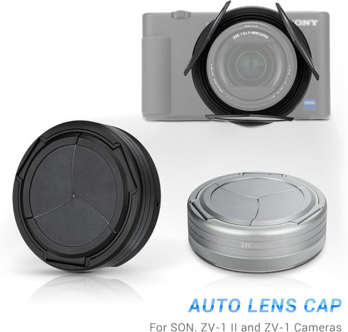 Auto Lens Cap for Sony ZV-1 II and ZV-1,No Vignetting Anti-dust Lightweight Camera Lens Cover for ZV-1 II ZV-1...