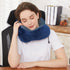 Travel Pillow, Best Memory Foam Neck Pillow Head Support Soft Pillow for Sleeping Rest, Airplane Car & Home Use (Dark Blue)...